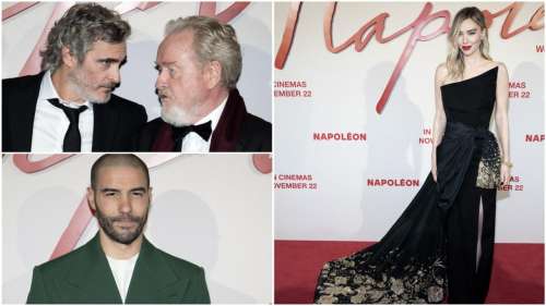 Ridley Scott, Joaquin Phoenix et Vanessa Kirby étaient à la première mondiale de Napoléon à Paris [photos]
